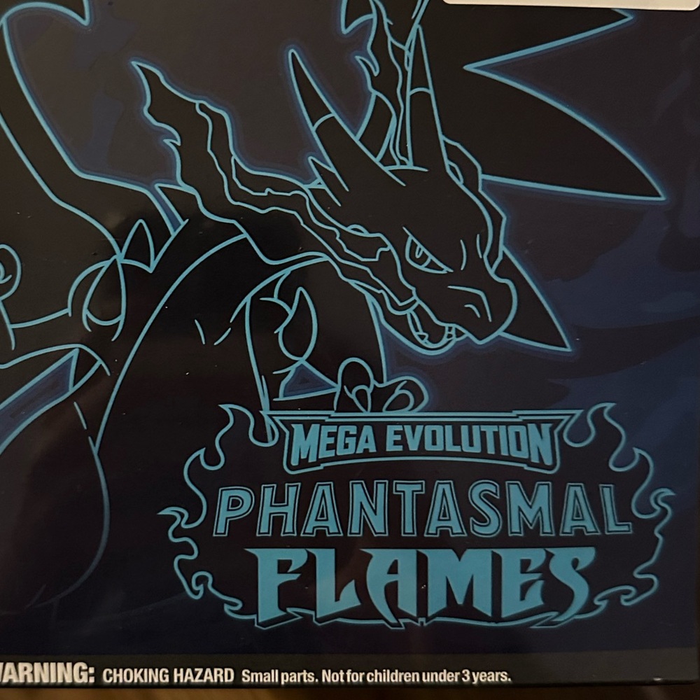 Pokemon Mega Evolution Phantasmal Flames Art - Black and Blue